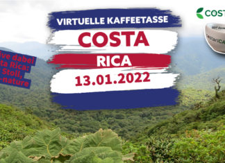 Die Virtuelle Kaffeetasse Costa Rica am 13.01.2022